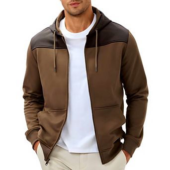 Mens Athletic Hooded Jacket