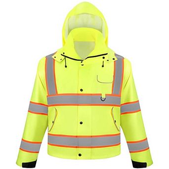 Mens High Visibility Work Jacket