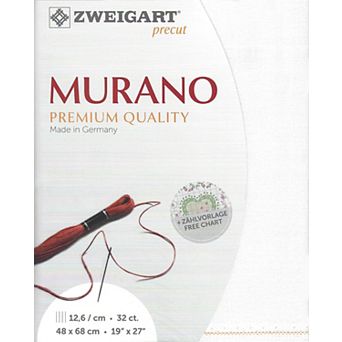 Antique White Precut Murano Cross Stitch Fabric by Zweigart