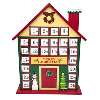 Christmas Cottage Wooden Advent Calendar Wizardi