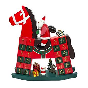 Santa's Wooden Horse Advent Calendar Wizardi