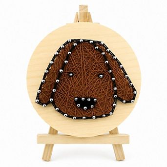 Wizardi Dog String Art Craft Kit with Stand
