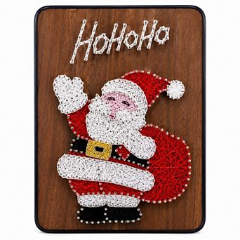 Wizardi Santa Claus String Art Craft Kit