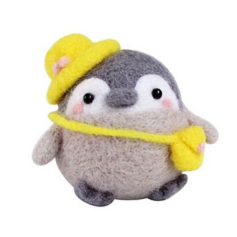Wizardi Casual Penguin Needle Felting Wool Craft Kit