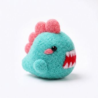 Wizardi Blue Dino Needle Felting Wool Craft Kit