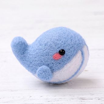 Wizardi Whale Needle Felting Wool Craft Kit
