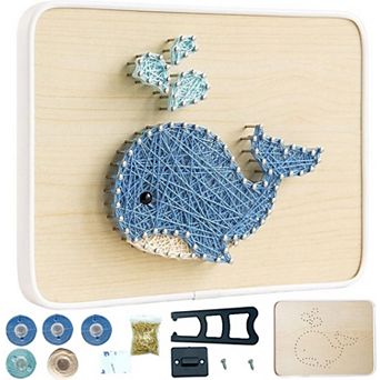 Wizardi String Art DIY Kit Whale Craft Kit