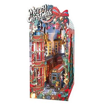 Christmas Wooden Book Nook Kit