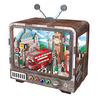 London Streets Wooden Miniature Dollhouse Kit