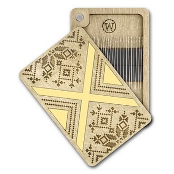 Magnetic Needle Case Rectangular Ethnic Pattern
