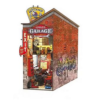 Spike's Garage Wooden Book Nook Kit