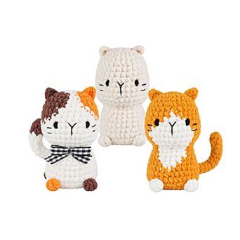 Sitting Kitten Amigurumi Crochet Kit