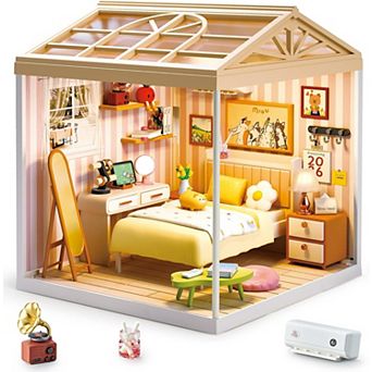 Bedroom Miniature Dollhouse Kit