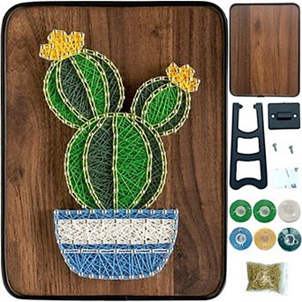 Potted Cactus String Art Kit