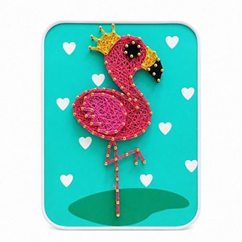 Pink Flamingo String Art Kit