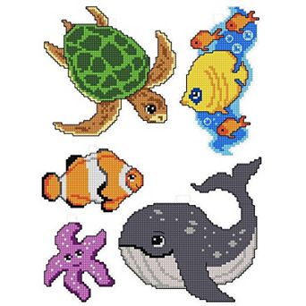 Sea Dwellers Counted Cross-Stitch Kit