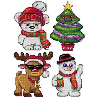 "Christmas Toys" Counted Cross-Stitch Kit