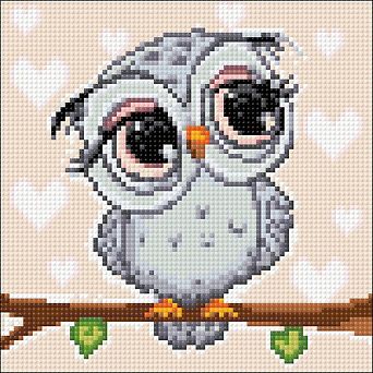Little Owl Crafting Spark Diamond Painting Kit