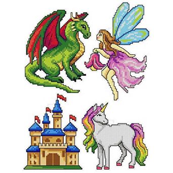"Magic Heroes" Counted Cross-Stitch Kit