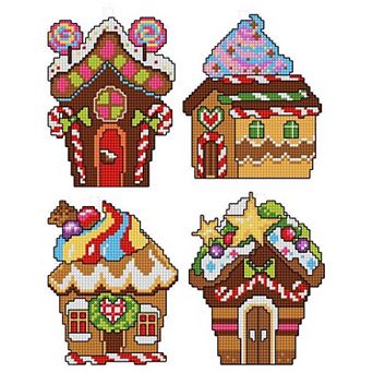 Gingerbread Houses Counted Cross-Stitch Kit