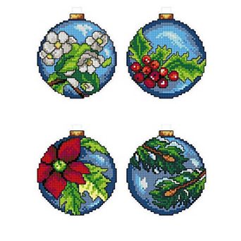"Christmas Ornaments" Counted Cross-Stitch Kit