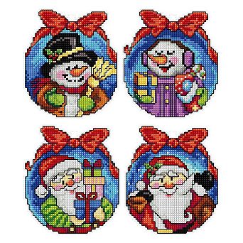 Christmas Toys Counted Cross-Stitch Kit