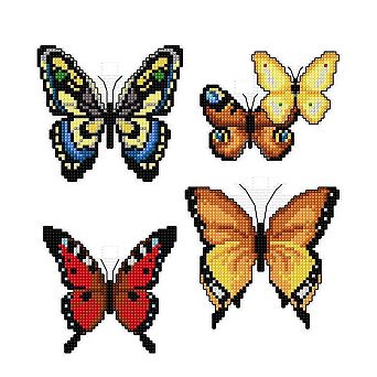 "Butterflies" Counted Cross-Stitch Kit