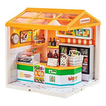 Convenience Store Miniature Dollhouse Kit