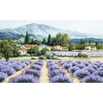 Cross-stitch kit "Mountain lavender"