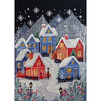 The Night Before Christmas Counted Cross-Stitch Kit by Abris Art