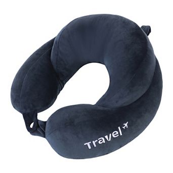 PP Cotton Travel Neck Pillow, U Shape Neck Pillow for Airplane