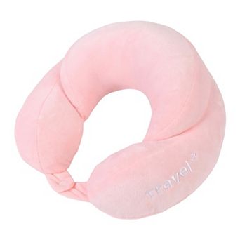 PP Cotton Travel Neck Pillow, U Shape Neck Pillow for Airplane