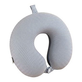 Memory Foam Travel Neck Pillow, U Shape Snap Closure for Office Naps