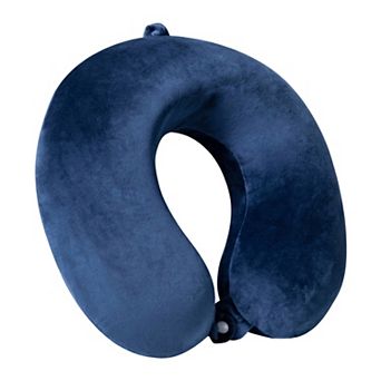 Memory Foam Travel Neck Pillow, U Shape Neck Pillow, Snap Closure