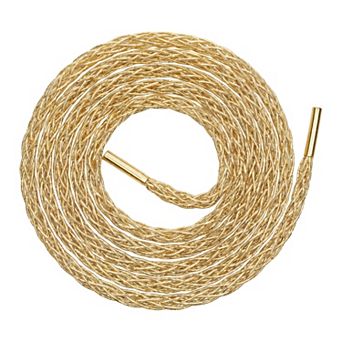 2 Pairs Crochet Chain Cola Rope Mesh Crochet Thread Shoelaces 55.1"
