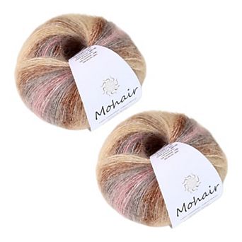 2 pc Knitting Crochet Yarn, 2 Strands Soft Yarn for Crocheting