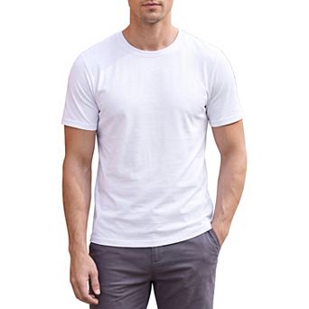 Men's Tee Shirts Summer Lightweight Basic Short Sleeve Crew Neck