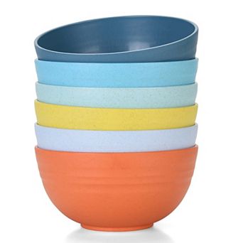 6 Pack BPA Free Unbreakable Multipurpose Bowls