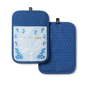 Town & Country Living Hanukkah Dance 2-Pack Pot Holders