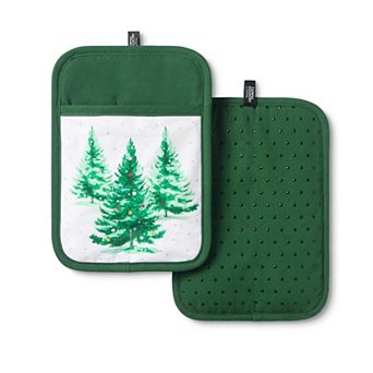 Town & Country Living Winter Forest 2-Pack Pot Holders