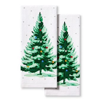 Town & Country Living Winter Forest 2-Pack Kitchen Towels