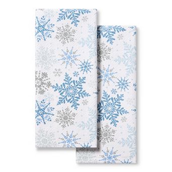Town & Country Living Snowflakes 2-Pack Kitchen Towels