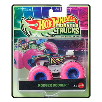 Hot Wheels Monster Trucks Glow in the Dark Die-Cast 1:64 Scale Toy Truck - Styles May Vary