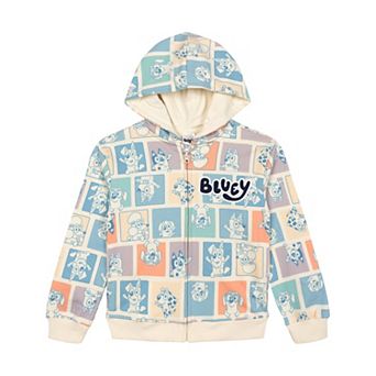 Bluey Fleece Zip-Up Hoodie