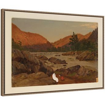 Campfire Ghost by Megan Ryan Framed Canvas Wall Art Print