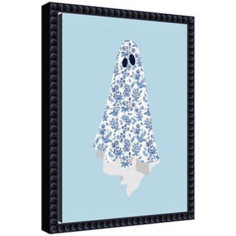Blue Ghost by Megan Ryan Framed Canvas Wall Art Print