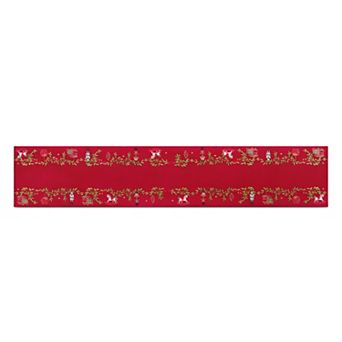 Villeroy & Boch Keepsake Ornaments Velvet Embroidered Table Runner