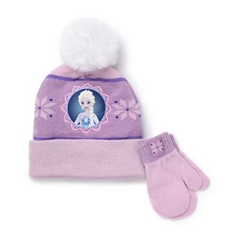 Toddler Girl Disney's Frozen Elsa Hat & Mittens Set