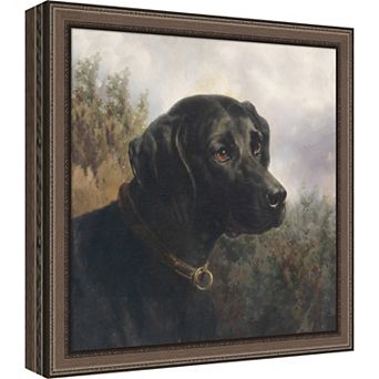 Hector 1871 Carl Reichert Framed Mounted Canvas Wall Art Print