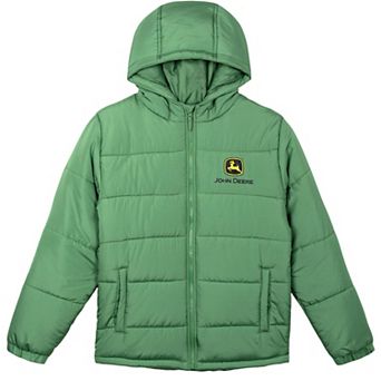 John Deere Hooded Puffer Jacket
